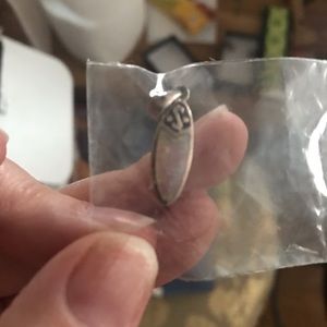 Earrings plus necklace charm opal